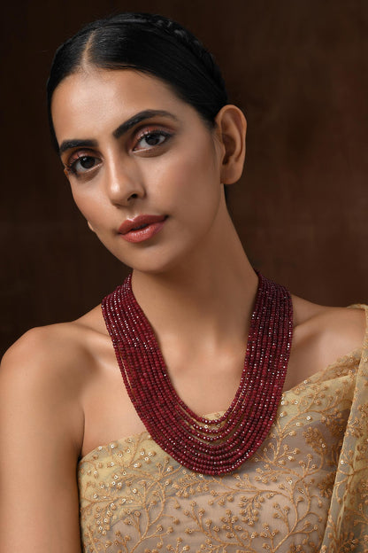 Bead Layered Necklace 