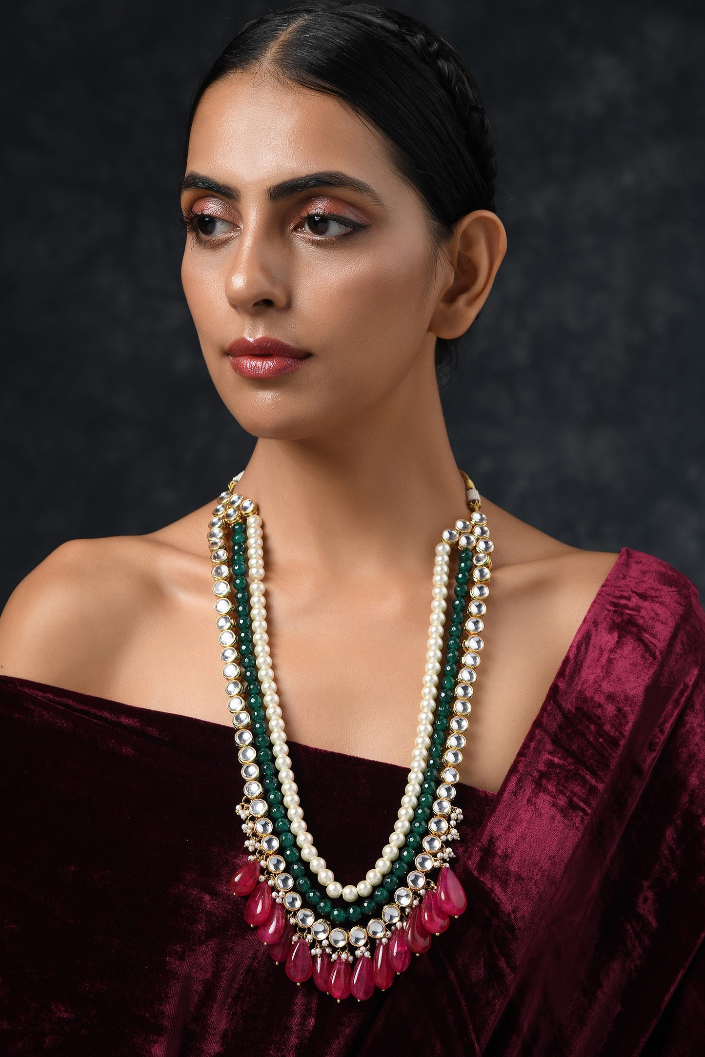 Kundan Layered Necklace 