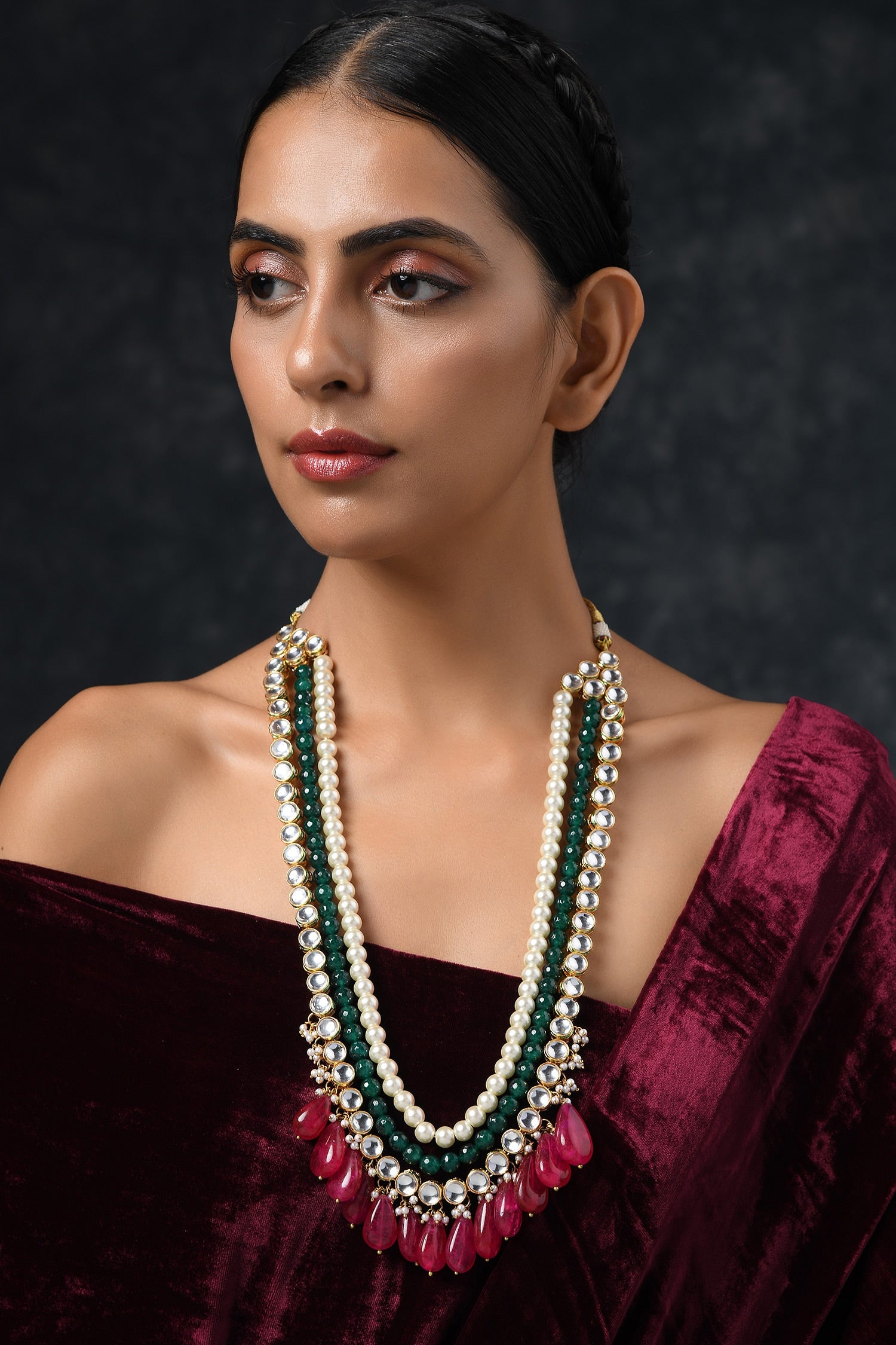 Kundan Layered Necklace 