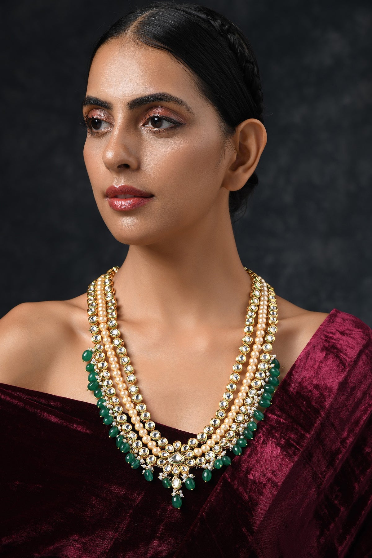 Kundan Layered Necklace 
