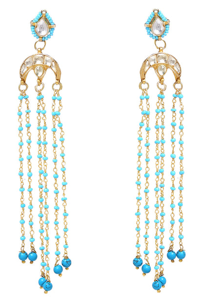 Kundan Chain Earrings 