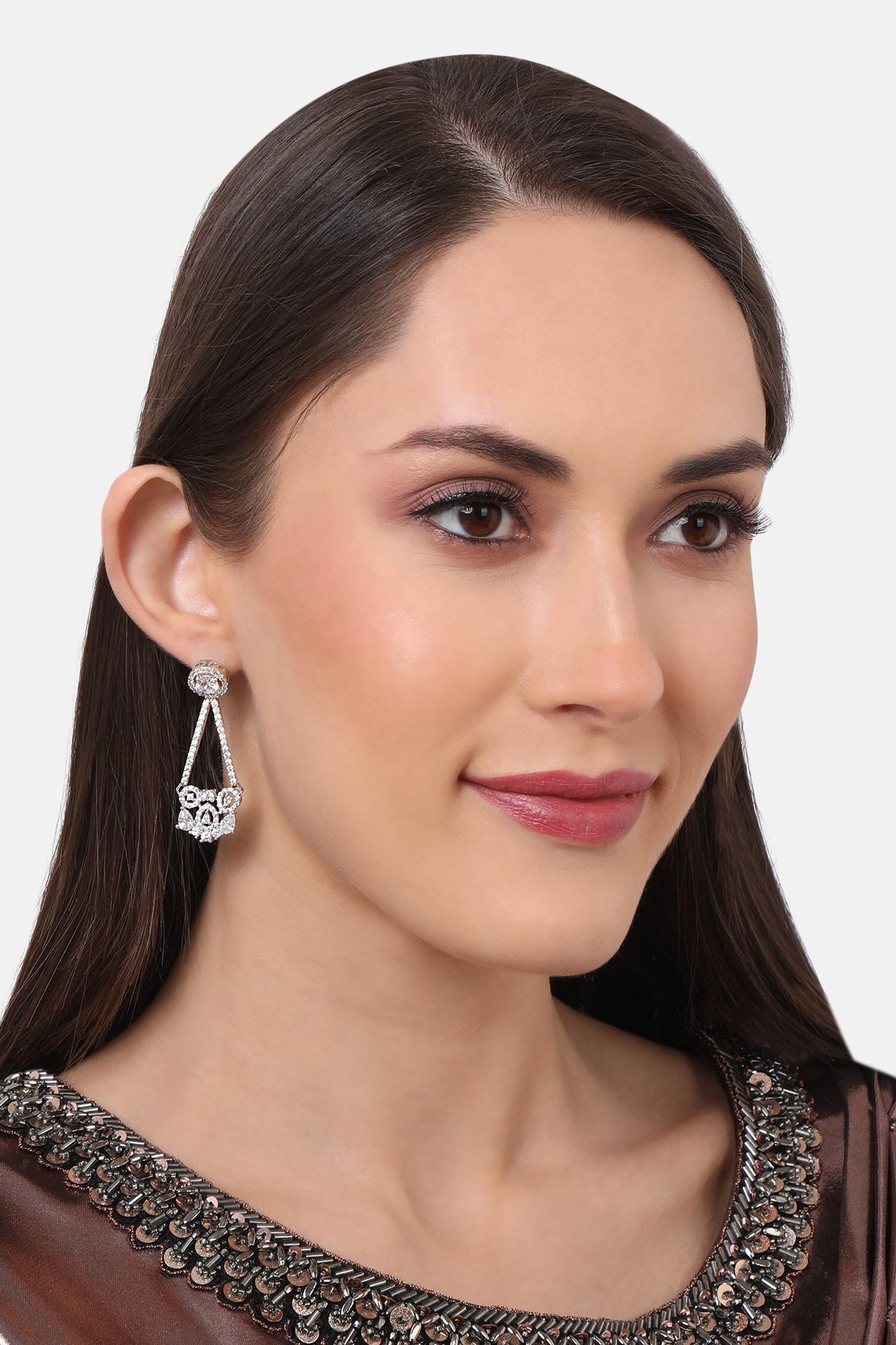 Studded Drop Earrings 