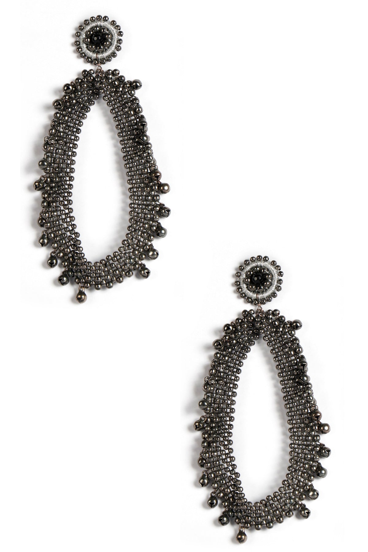 Aiza Studded Long Earrings 