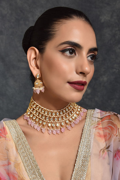 Layered Kundan Choker Set 