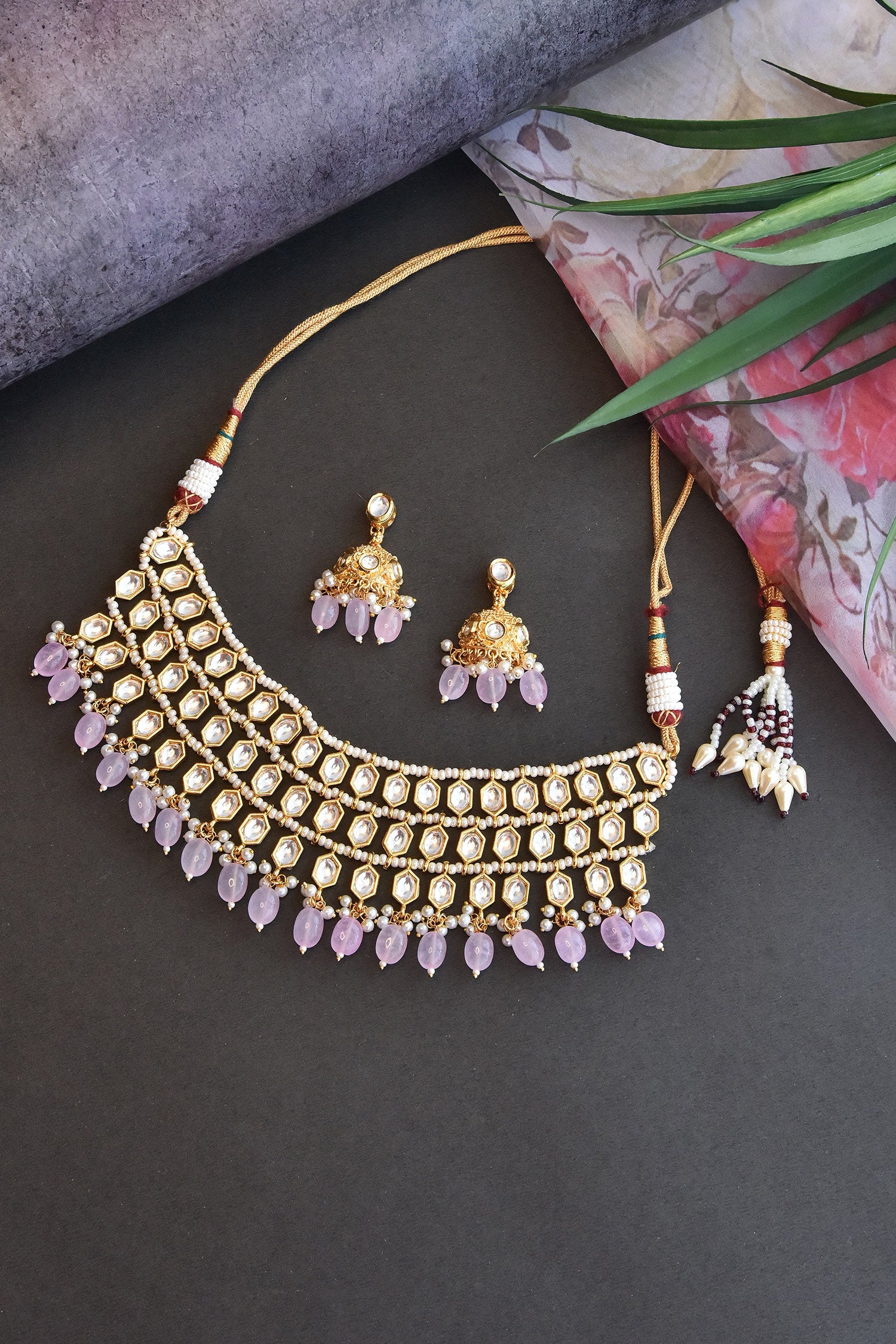 Layered Kundan Choker Set 