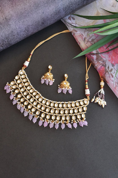Layered Kundan Choker Set 