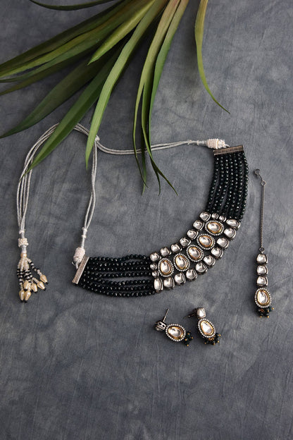 Layered Kundan Choker Set 