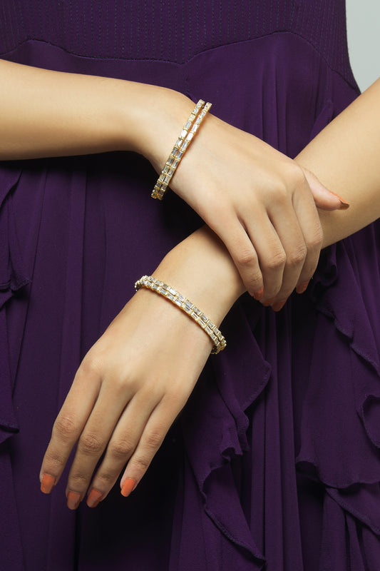 Crystal Bangles Set of 4 