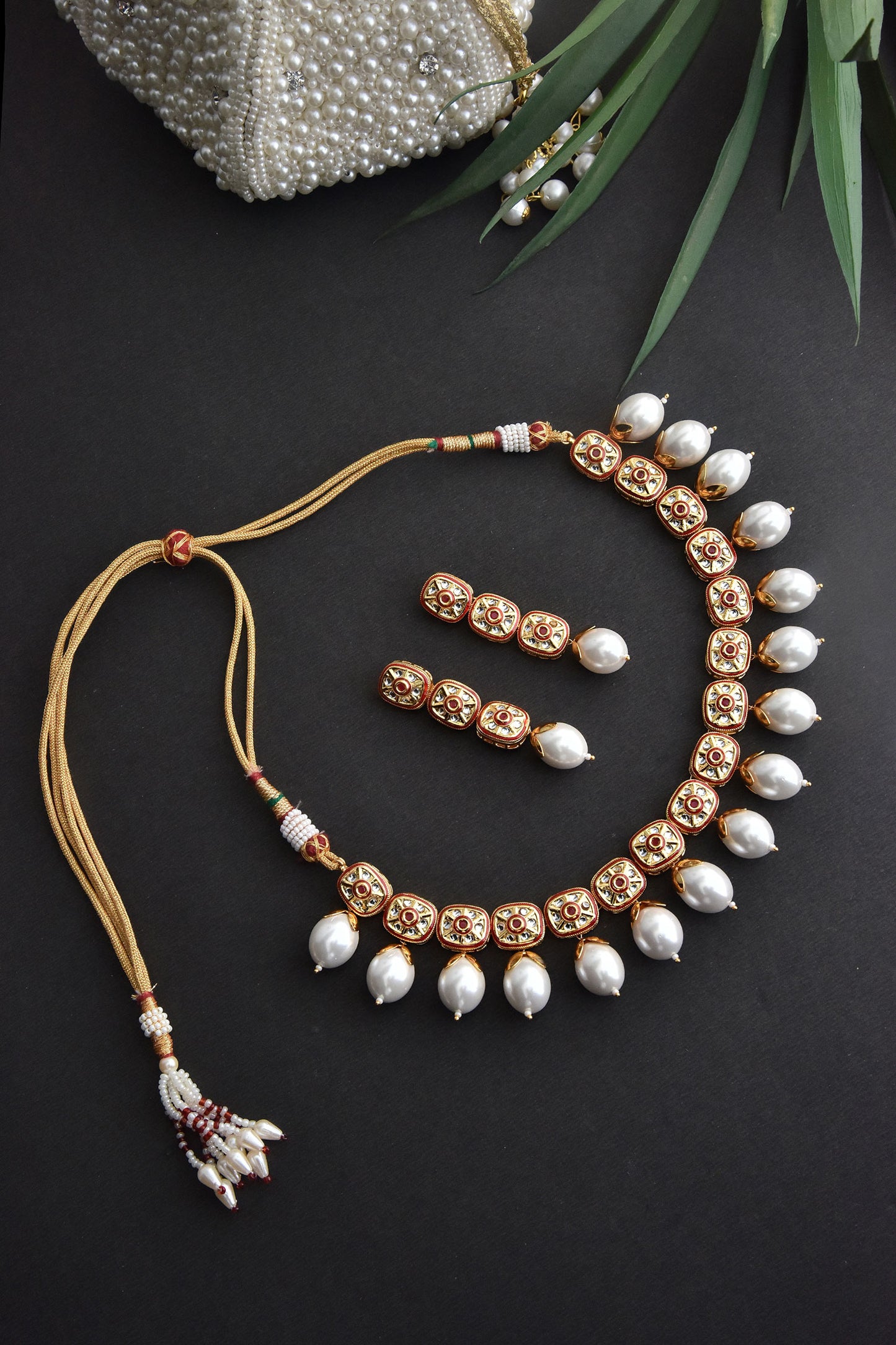 Pearl Necklace Set 