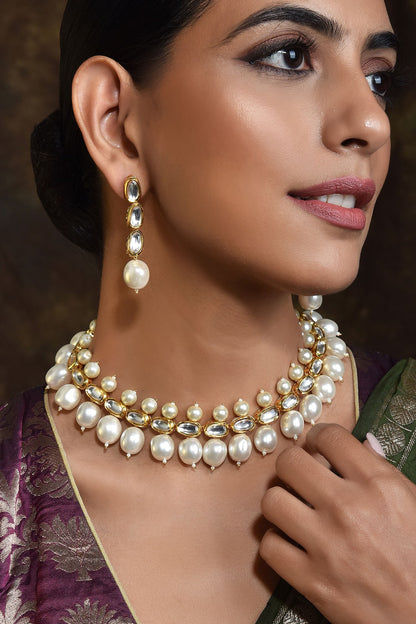 Pearl Necklace Set 