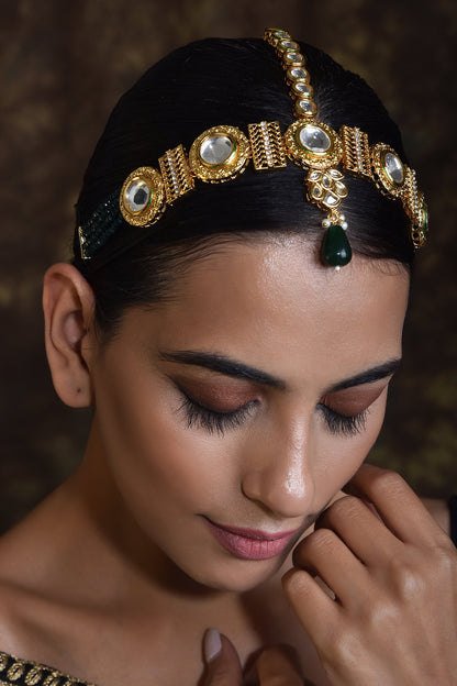 Kundan Studded Mathapatti 