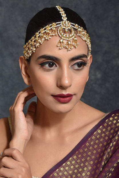 Kundan Studded Mathapatti 