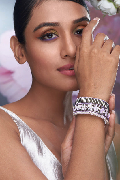 Bead & Sequin Embellished Bracelet 