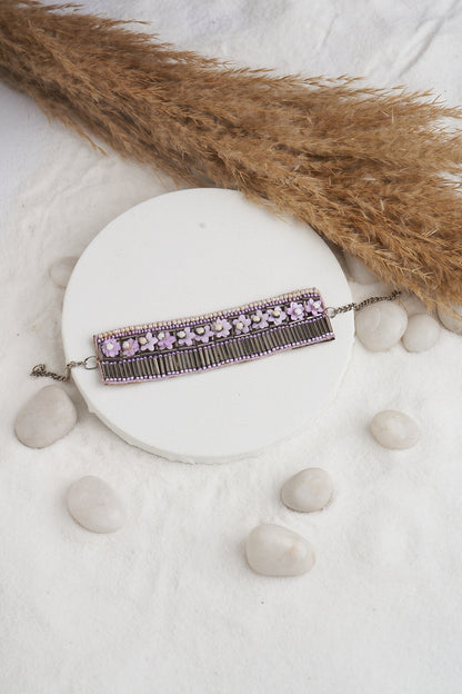 Bead & Sequin Embellished Bracelet 