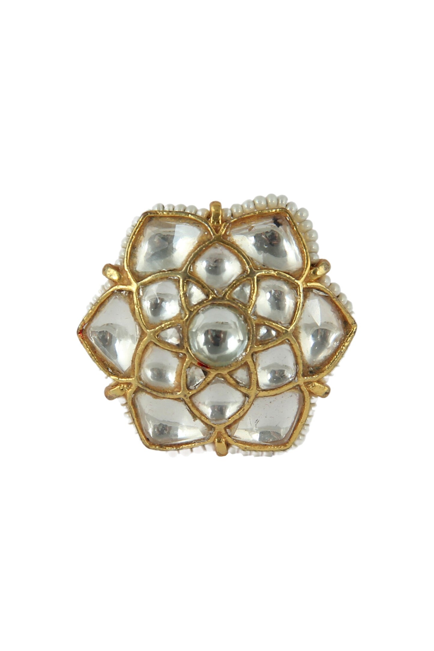 Floral Stone Ring 