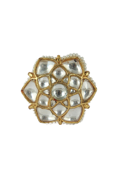 Floral Stone Ring 