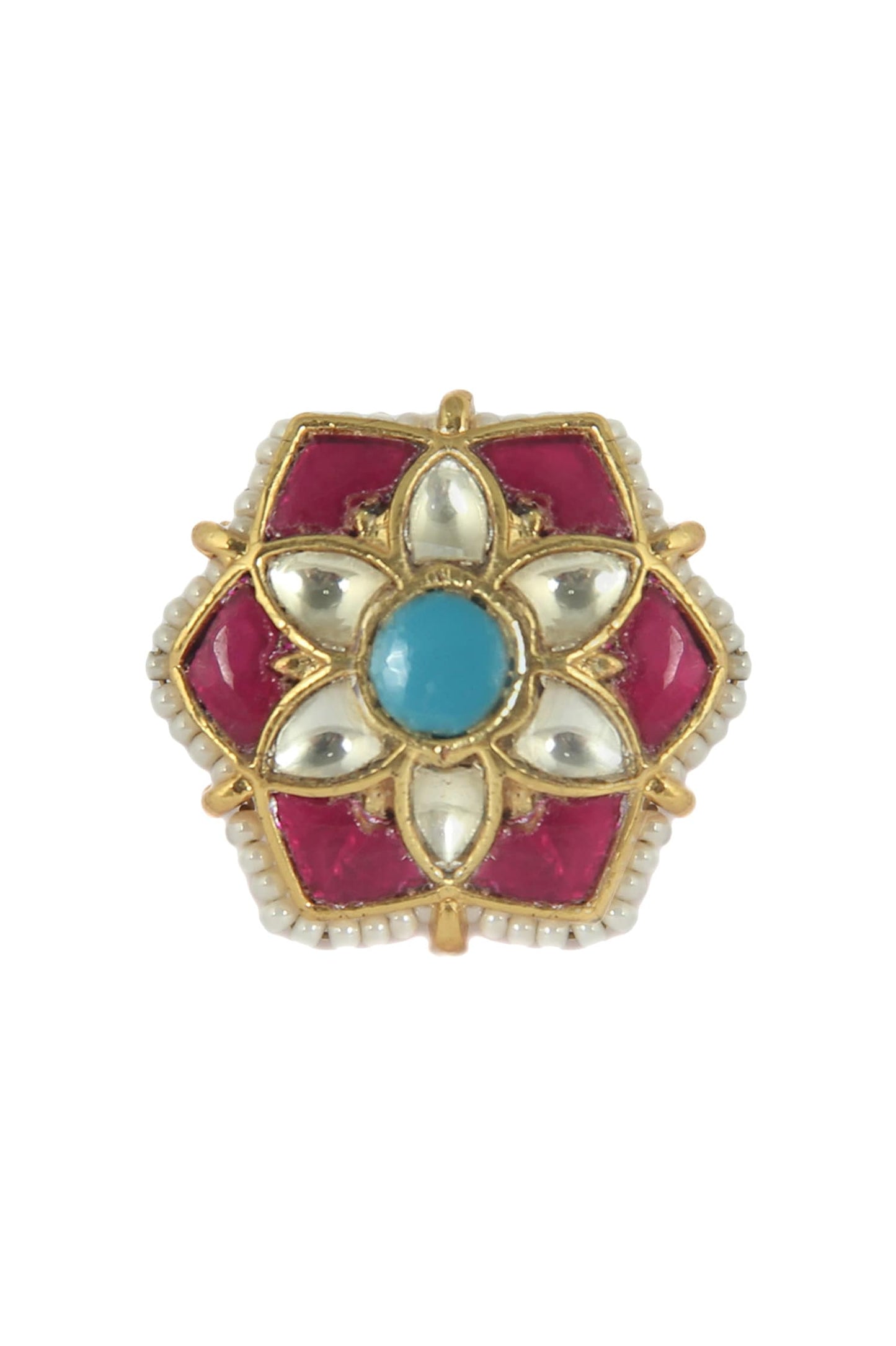 Floral Stone Ring 