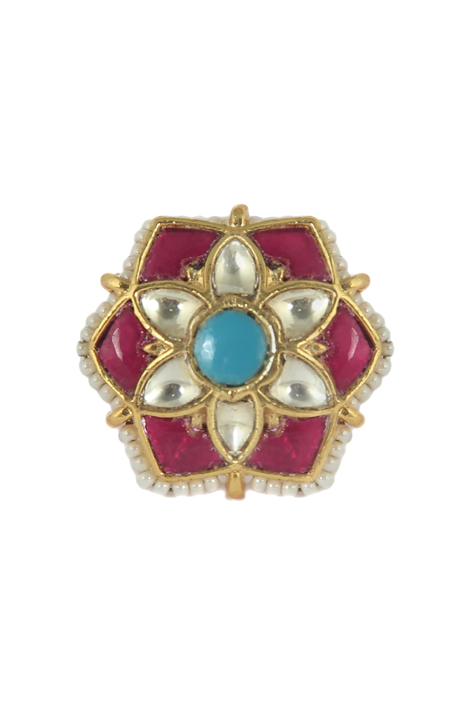 Floral Stone Ring 