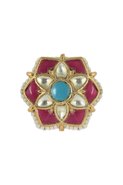 Floral Stone Ring 