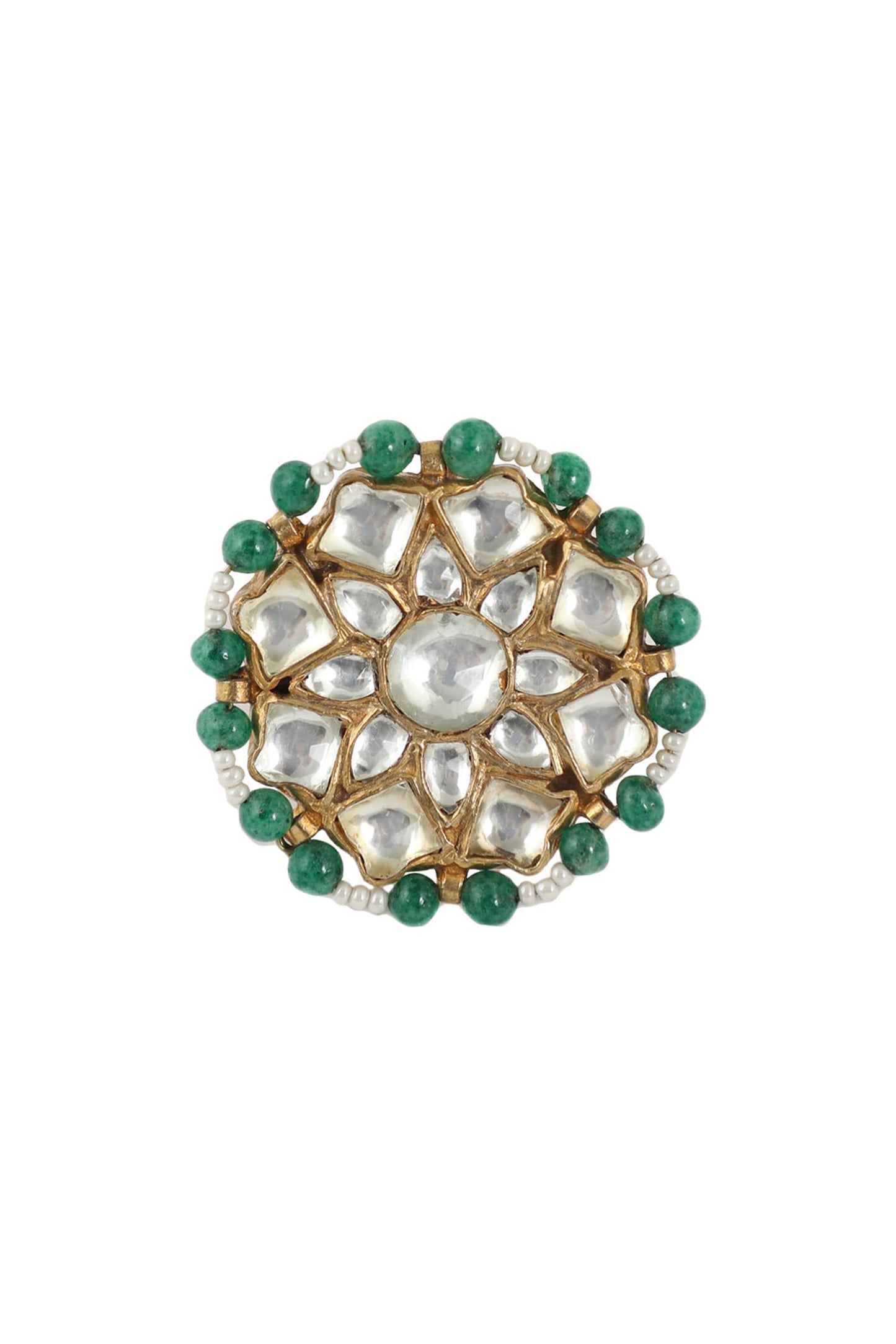 Floral Stone Ring 