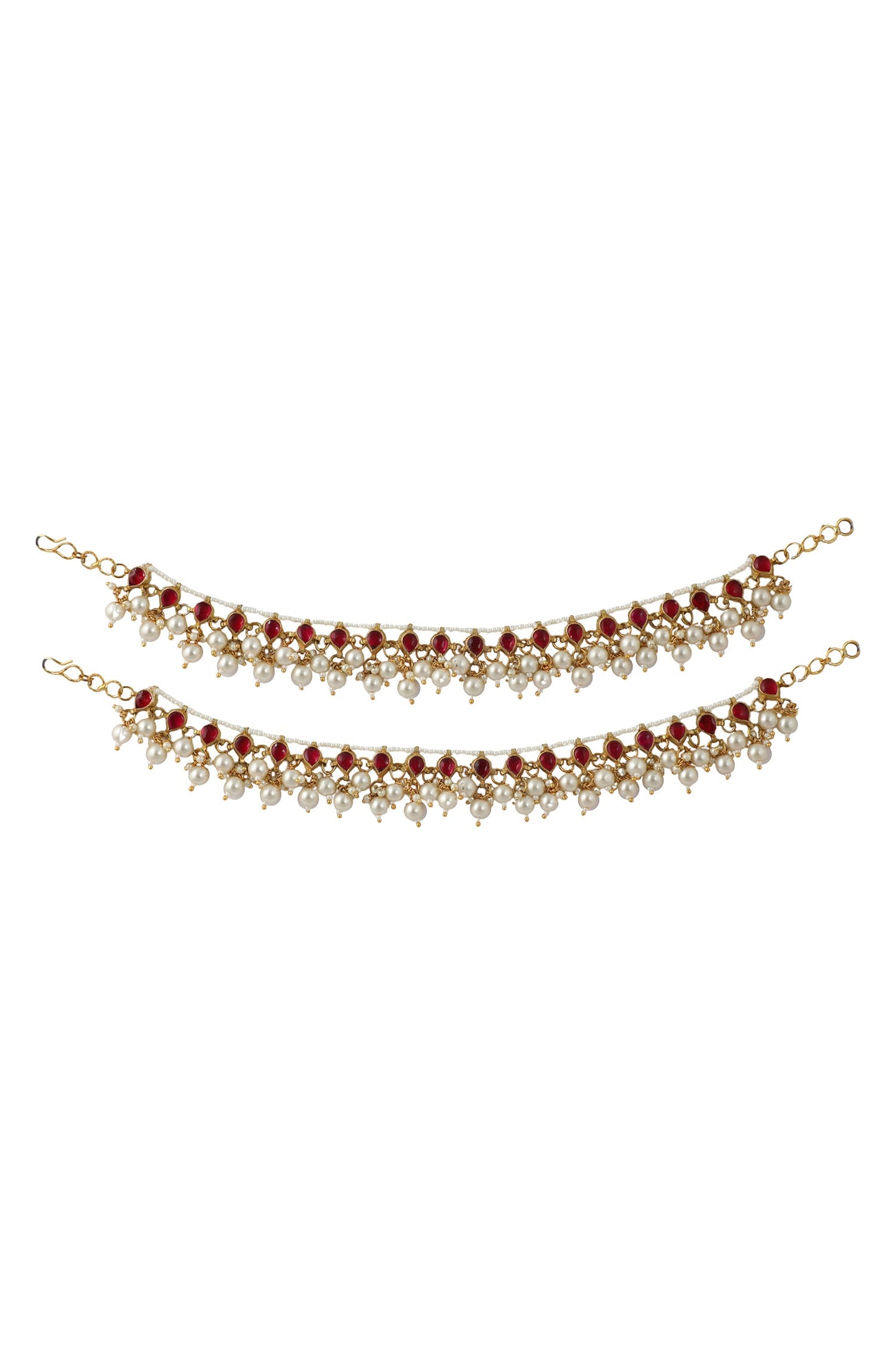 Tiered Stone Anklets 