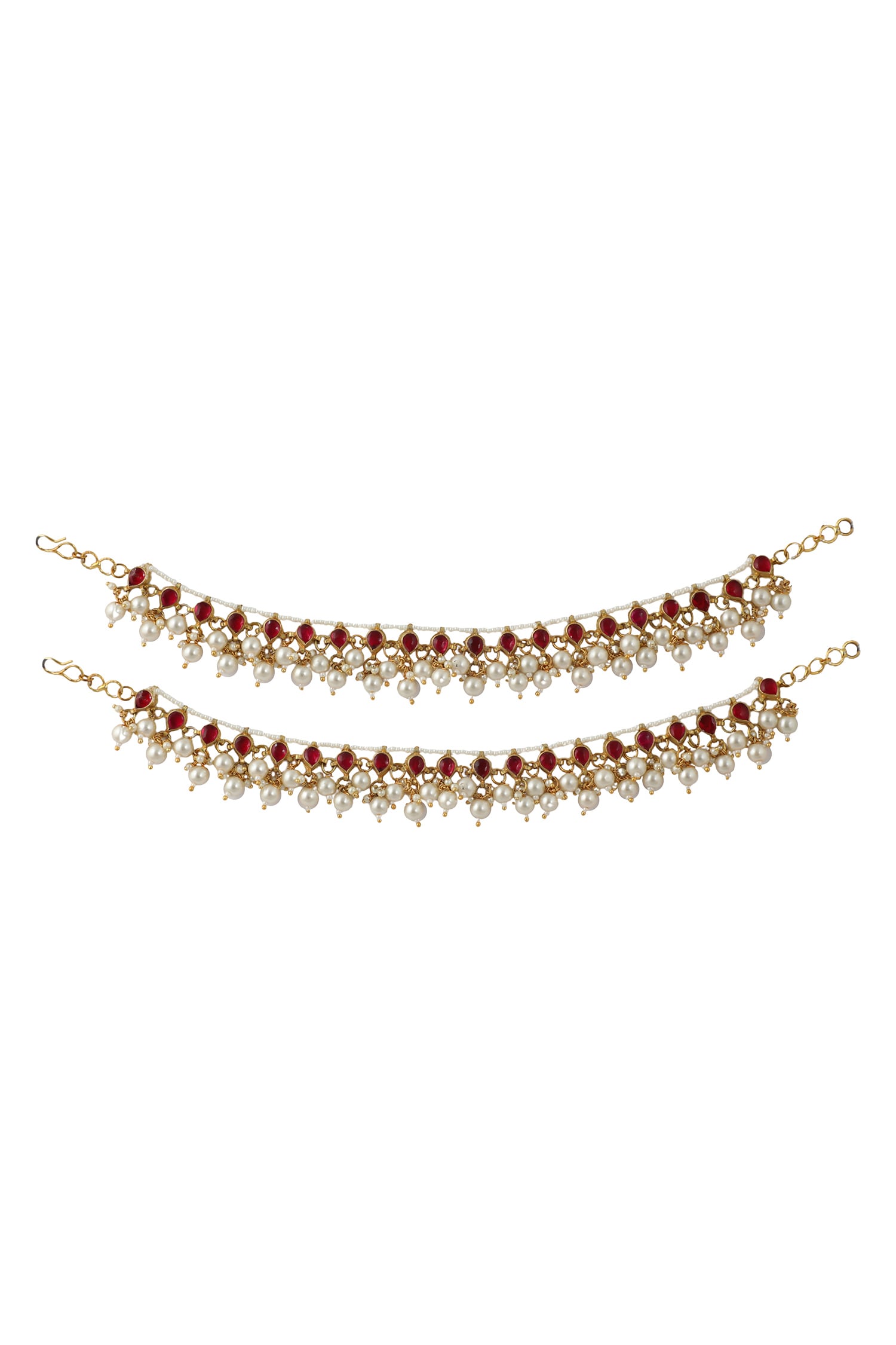 Tiered Stone Anklets 