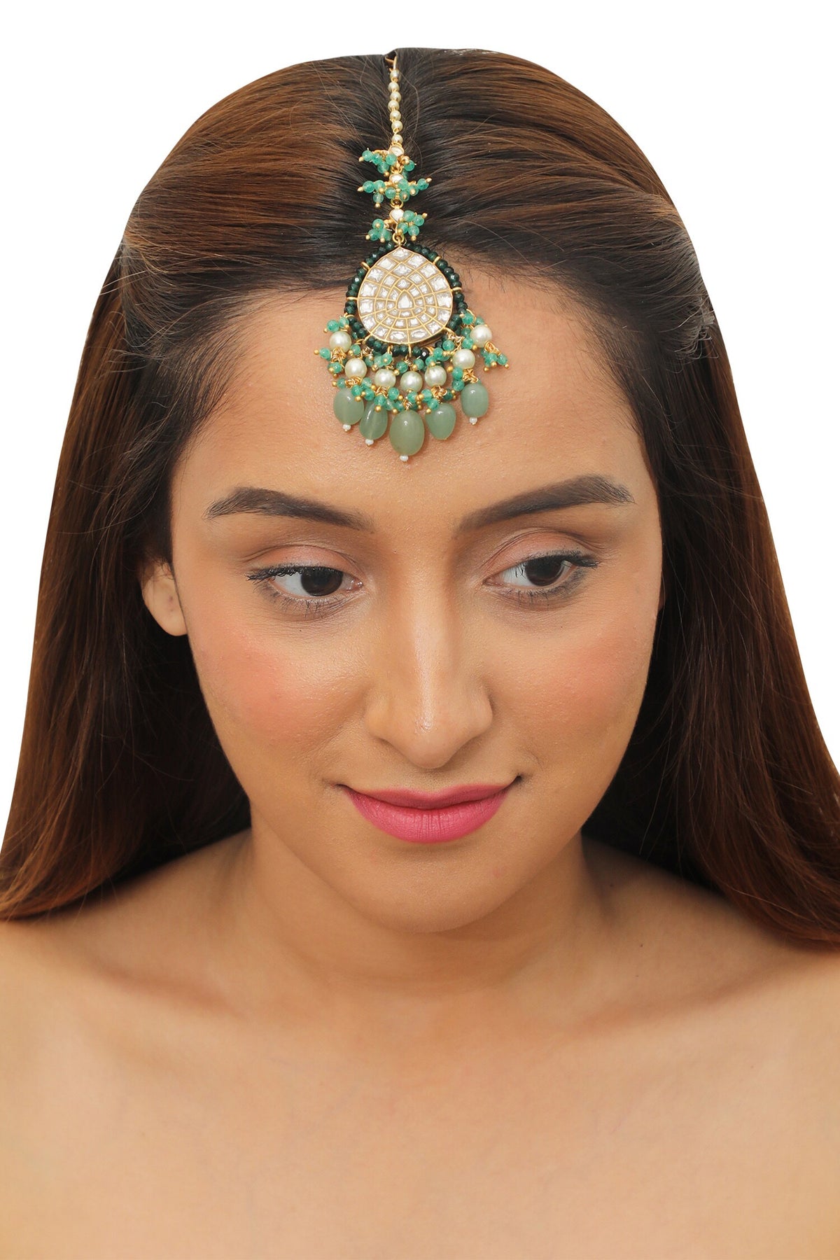 Bead Drop Maangtikka 