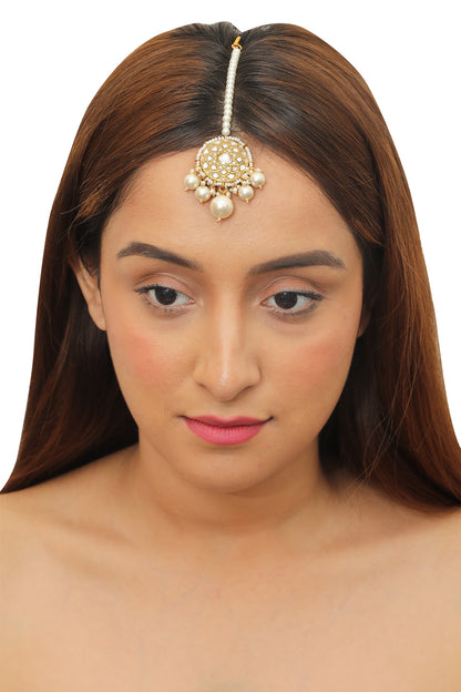 Bead Drop Maangtikka 