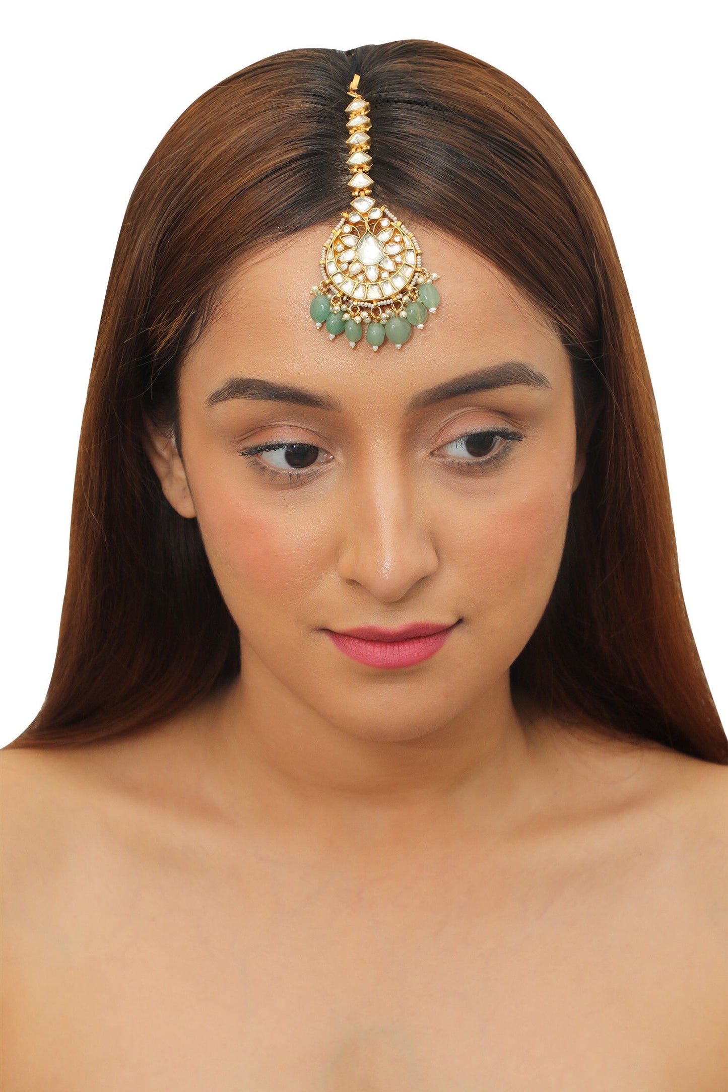 Bead Drop Maangtikka 