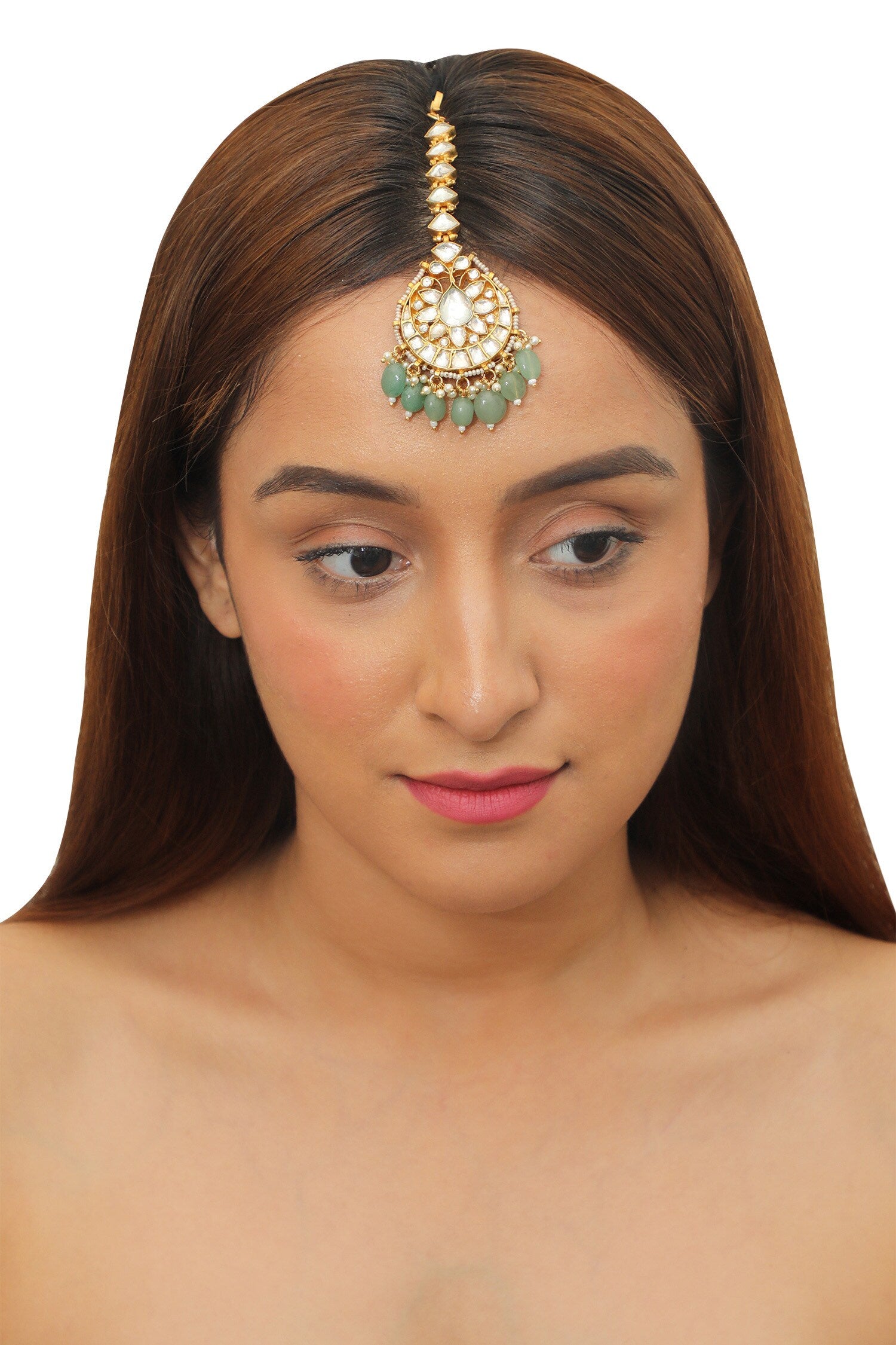 Bead Drop Maangtikka 
