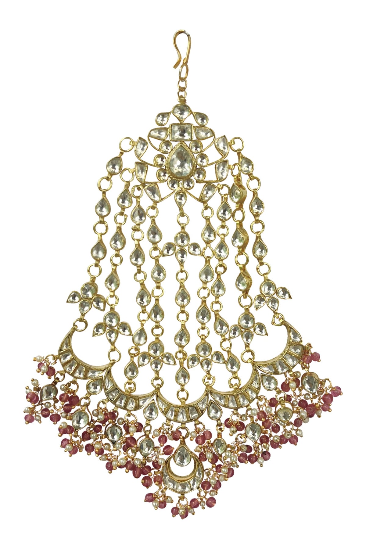 Chandbali Drop Chain Passa 