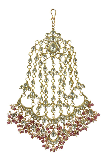 Chandbali Drop Chain Passa 