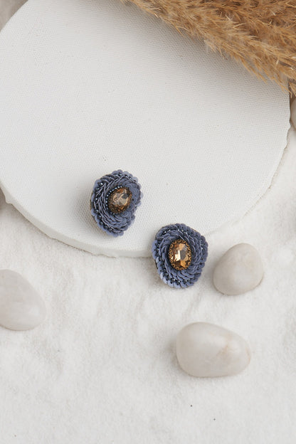 Sequin Embellished Stud Earrings 