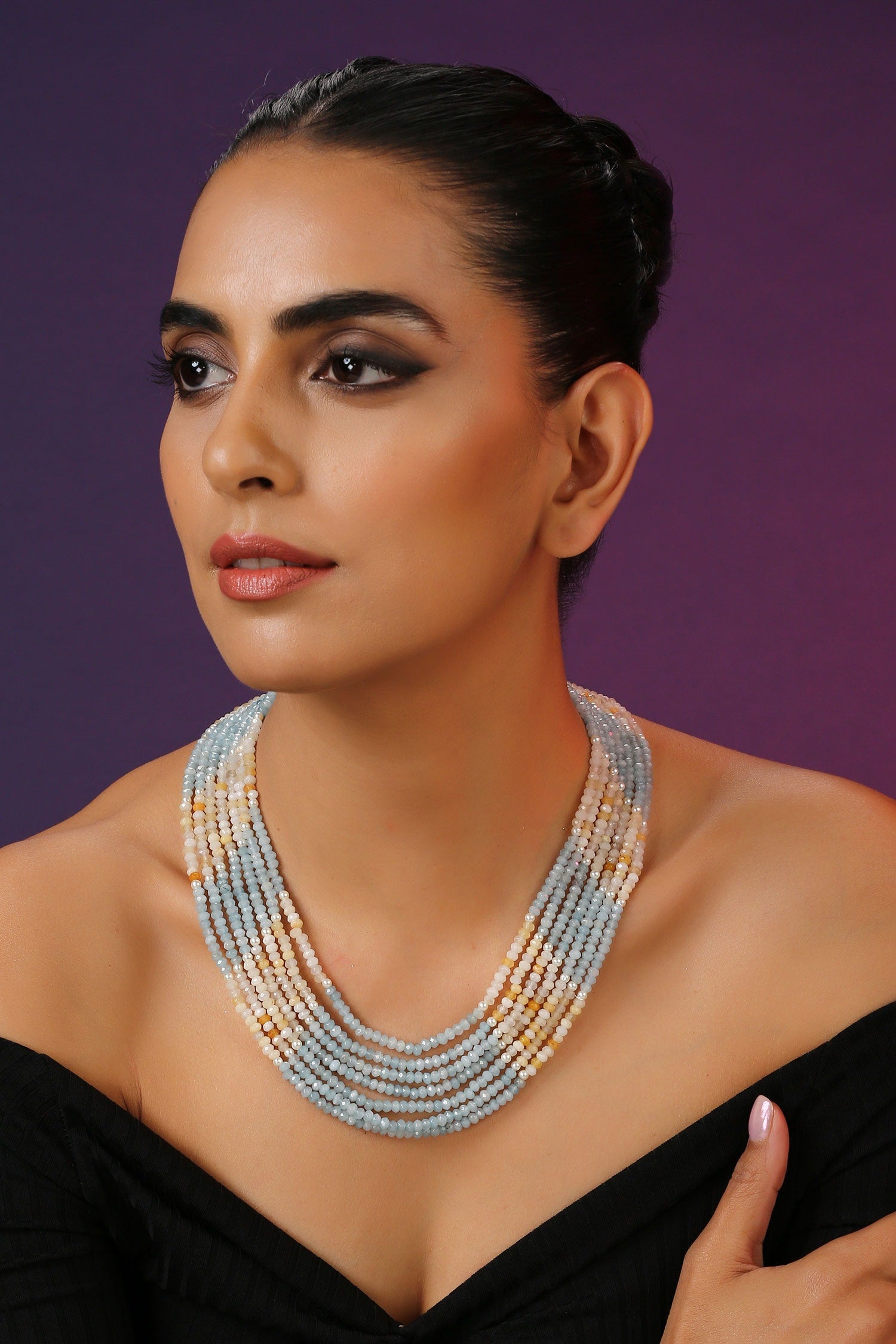 Beaded Layered Necklace 