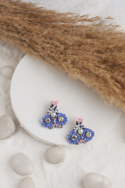 Sequin Embellished Earrings 
