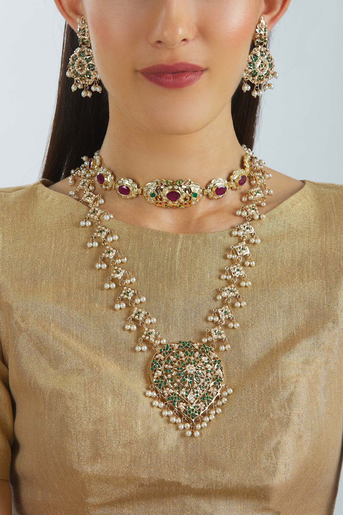 Stone Necklace Set 