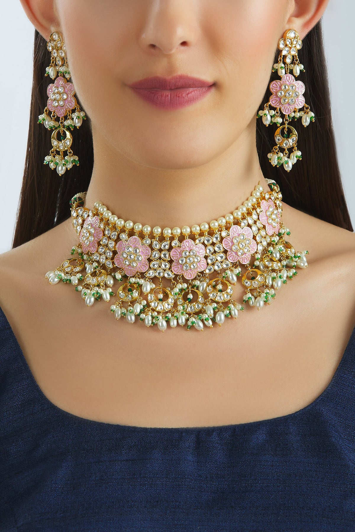 Floral Choker Set 