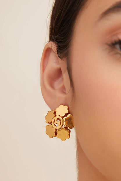 Poppi Clump Stud Earrings 