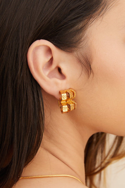 Poppi Bolt Stud Earrings 