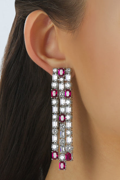 Crystal Long Earrings 
