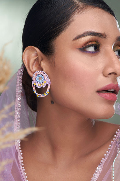 Beaded Embellished Earrings 