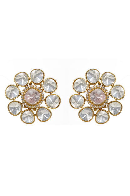 Floral Studded Earrings 