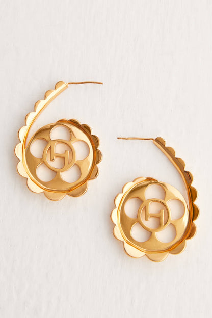 Poppi Scallop Hoops 