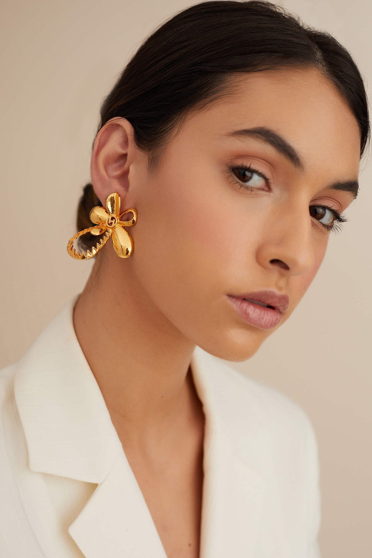 Poppi Tuberose Stud Earrings 
