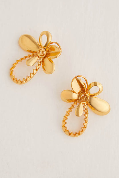 Poppi Tuberose Stud Earrings 