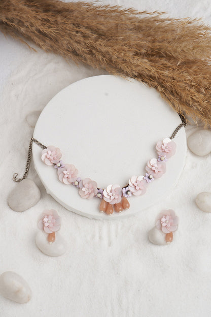 Floral Design Choker Set 