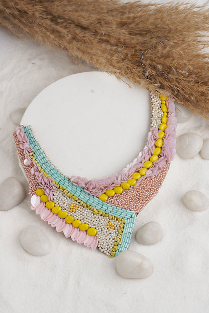Bead Embellished Choker 