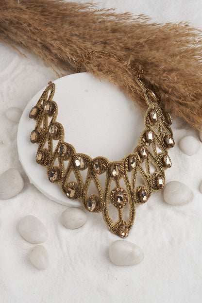 Stone Embellished Choker 