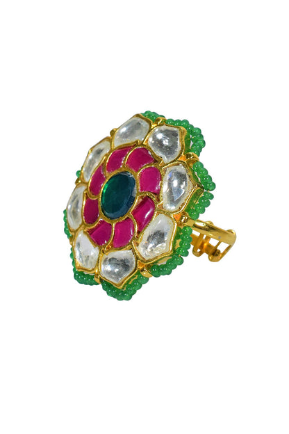 Pachi Kundan Ring 