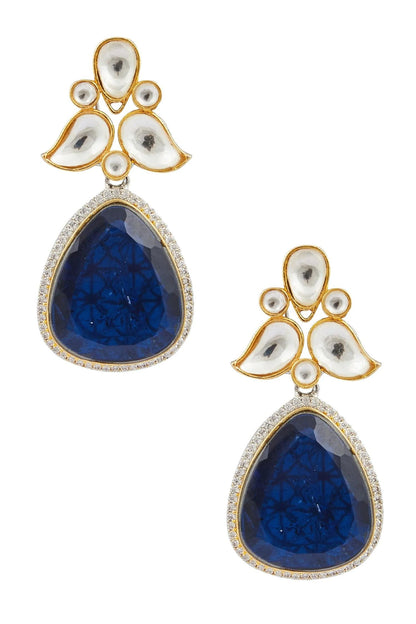Stone Embellished Dangler Earrings 